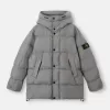 Parka à capuche en duvet résistante au vent Parka à capuche en duvet résistante au vent