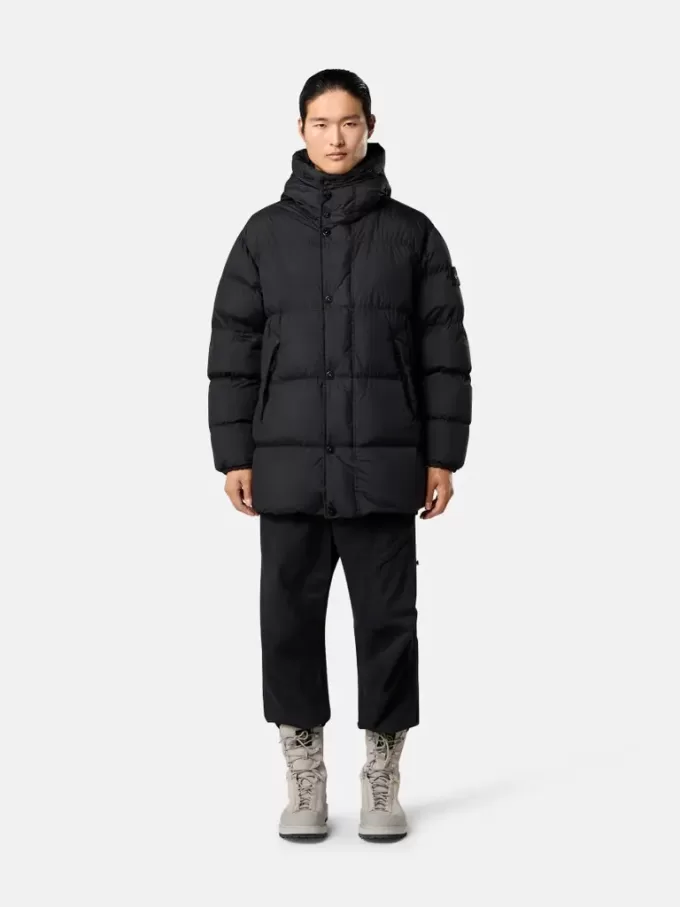 Parka à capuche en duvet résistante au vent Parka à capuche en duvet résistante au vent