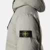 Parka en duvet imperméable avec poches à boutons-pression Parka en duvet imperméable avec poches à boutons-pression