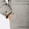 Parka en duvet imperméable avec poches à boutons-pression Parka en duvet imperméable avec poches à boutons-pression