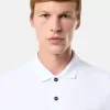 Polo à manches courtes et coupe classique avec écusson Compass