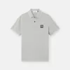 Polo à manches courtes slim fit avec détails rayés Polo à manches courtes slim fit avec détails rayés