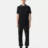 Polo à manches courtes slim fit avec détails rayés Polo à manches courtes slim fit avec détails rayés