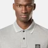 Polo à manches courtes slim fit avec détails rayés Polo à manches courtes slim fit avec détails rayés