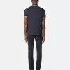 Polo à manches courtes slim fit avec détails rayés Polo à manches courtes slim fit avec détails rayés