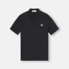 Polo à manches courtes slim fit avec patch Compass