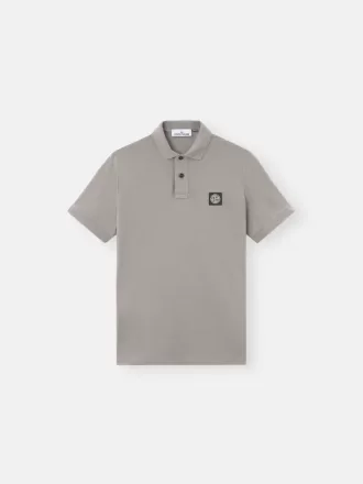 Polo à manches courtes slim fit avec patch Compass Polo à manches courtes slim fit avec patch Compass