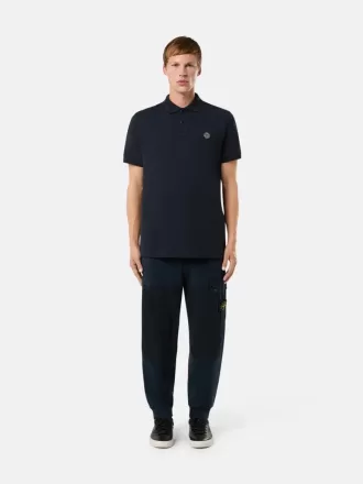 Polo à manches courtes slim fit avec patch Compass Polo à manches courtes slim fit avec patch Compass