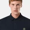 Polo à manches courtes slim fit avec patch Compass