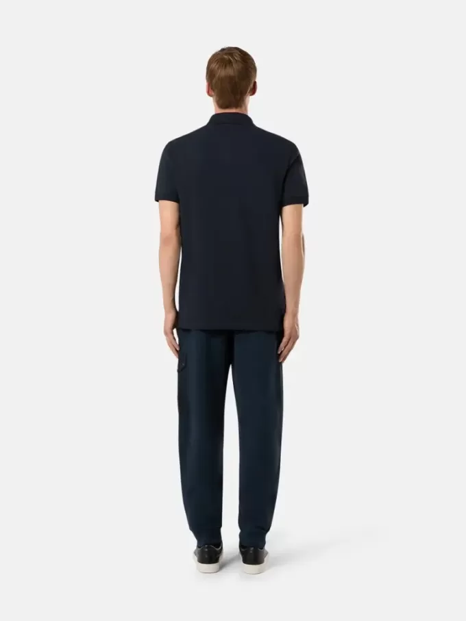 Polo à manches courtes slim fit avec patch Compass