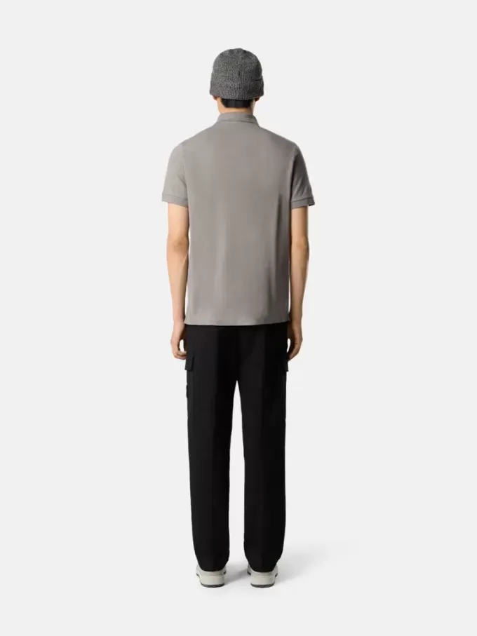 Polo à manches courtes slim fit avec patch Compass