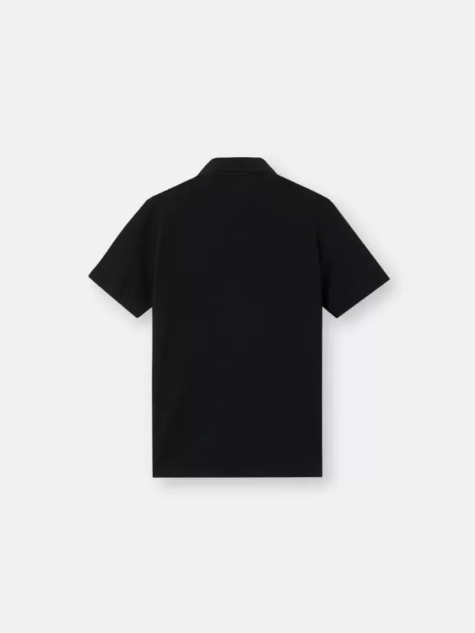 Polo à manches courtes slim fit avec patch Compass
