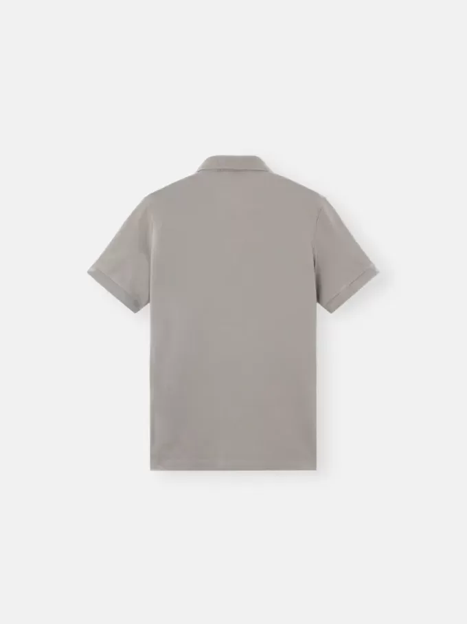 Polo à manches courtes slim fit avec patch Compass