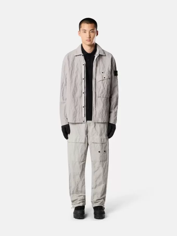 Polo à manches longues slim fit avec détails rayés Polo à manches longues slim fit avec détails rayés