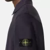 Polo sweat-shirt coupe classique avec fermeture à boutons-pression
