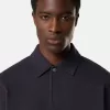 Polo sweat-shirt coupe classique avec fermeture à boutons-pression
