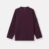 Pull à col montant avec détails de coutures inversées