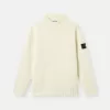 Pull à col montant avec détails de coutures inversées