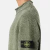Pull à col montant avec détails de coutures inversées