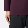 Pull à col montant avec détails de coutures inversées