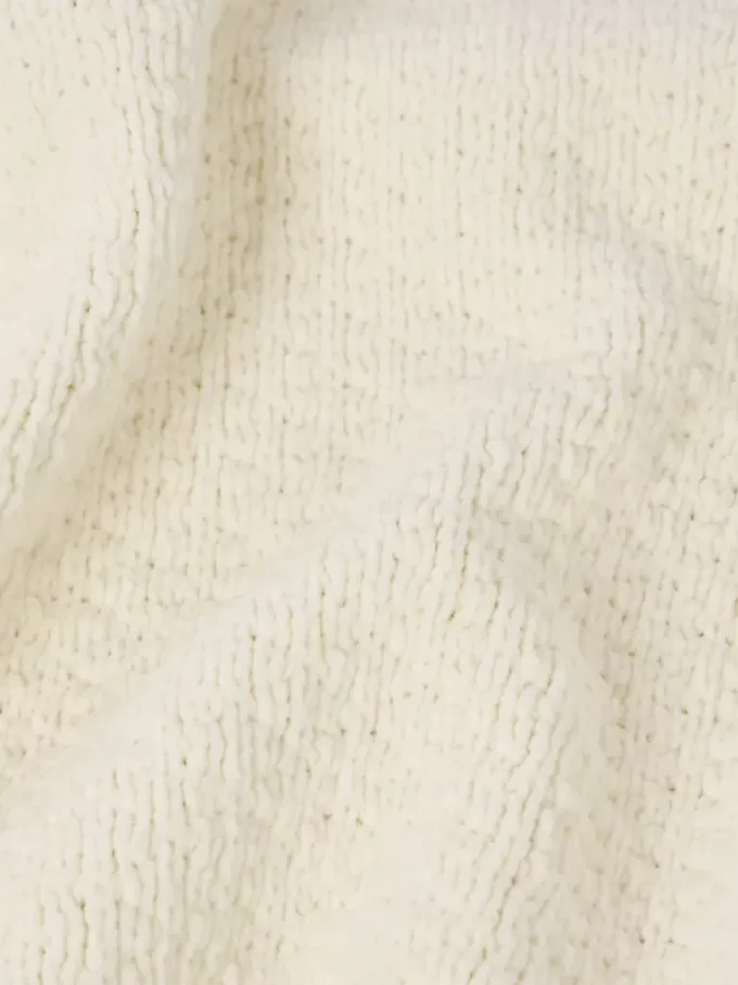 Pull à col montant avec détails de coutures inversées