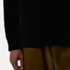 Pull à col montant avec détails de coutures inversées
