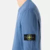 Pull à col rond avec bordures côtelées