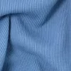 Pull à col rond avec bordures côtelées