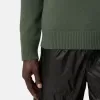 Pull à col rond avec détails en maille inversée