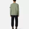 Pull à col rond avec détails en maille inversée