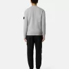 Pull à col rond avec détails en maille inversée
