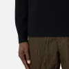 Pull à col rond avec détails en maille inversée