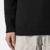 Pull à col rond avec détails en maille inversée