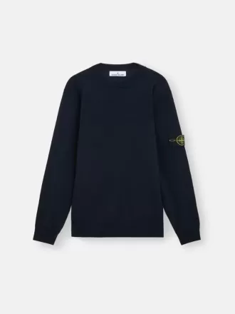 Pull à col rond avec détails en relief