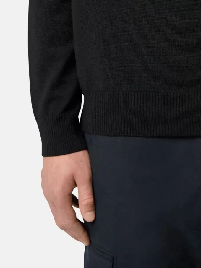 Pull à col rond avec détails en relief