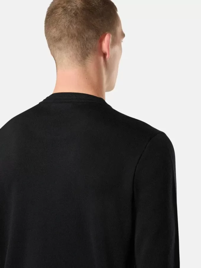 Pull à col rond avec détails en relief