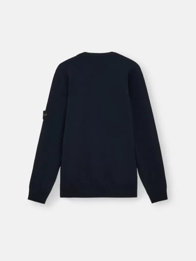 Pull à col rond avec détails en relief