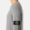 Pull à col rond avec manches raglan et bords-côtes