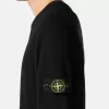 Pull à col rond avec manches raglan et bords-côtes