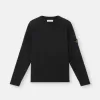Pull à col rond avec petits détails roulés