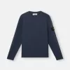 Pull à col rond avec petits détails roulés