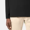 Pull à col rond avec petits détails roulés
