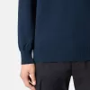 Pull à col rond avec petits détails roulés