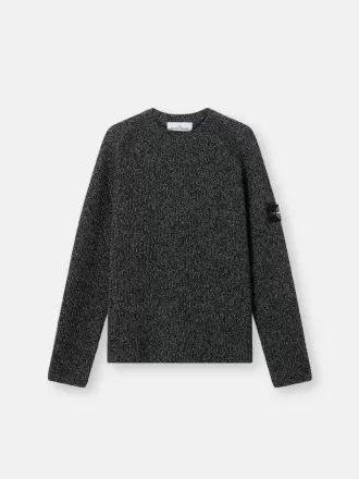 Pull à col rond avec revêtement réfléchissant