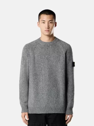 Pull à col rond et manches raglan