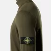Pull à col roulé avec bords-côtes