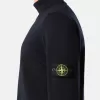 Pull à col roulé avec bords-côtes