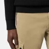 Pull à col roulé avec bords finement côtelés