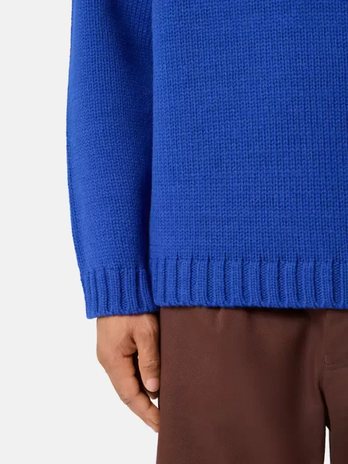 Pull demi-zip avec détails réfléchissants