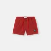 Short de bain slim fit avec poches et doublure en maille Short de bain slim fit avec poches et doublure en maille